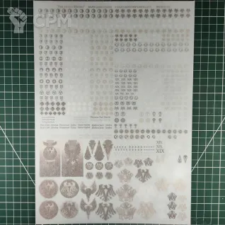 Описание картинки Raven Guard Legion Transfer Sheet Декали Оригинал GW от Vault Boy по цене 5 298руб | Свободный Рынок Миниатюр - СРМ