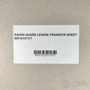 Описание картинки Raven Guard Legion Transfer Sheet Декали Оригинал GW от Vault Boy по цене 5 298руб | Свободный Рынок Миниатюр - СРМ