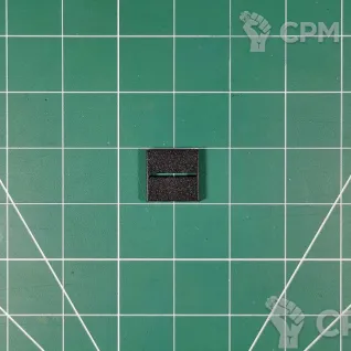 Описание картинки Square Base 25x25 mm Slot 2 Подставка квадратная пластик от Vault Boy по цене 29руб | Свободный Рынок Миниатюр - СРМ
