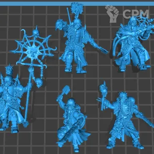 Описание картинки Traitor Guardsmen Squad - альт (отряд 5 моделей) от Магазин Альфария по цене 550руб | Свободный Рынок Миниатюр - СРМ