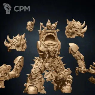 Описание картинки Chaos Terminator Squad - альт от Магазин Альфария по цене 200руб | Свободный Рынок Миниатюр - СРМ