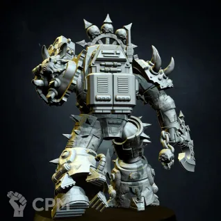 Описание картинки Chaos Terminator Squad - альт от Магазин Альфария по цене 200руб | Свободный Рынок Миниатюр - СРМ