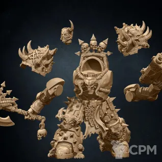 Описание картинки Chaos Terminator Squad - альт от Магазин Альфария по цене 200руб | Свободный Рынок Миниатюр - СРМ