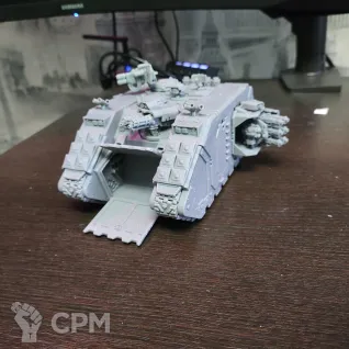 Описание картинки Landraider Crusaider+redeemer parts от  по цене 3 000руб | Свободный Рынок Миниатюр - СРМ