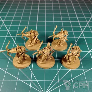 Описание картинки Stormcast Eternals Judicators with Skybolt Bows (Vigilors) I от Каджит по цене 1 498руб | Свободный Рынок Миниатюр - СРМ