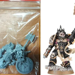 Описание картинки Space Marine Chaplain от Сергиев Илья по цене 300руб | Свободный Рынок Миниатюр - СРМ