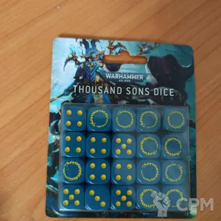 Описание картинки Thousand Sons dice set от Сергиев Илья по цене 5 000руб | Свободный Рынок Миниатюр - СРМ