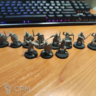 Описание картинки Warriors of Gondor 2 от Сергиев Илья по цене 1 500руб | Свободный Рынок Миниатюр - СРМ