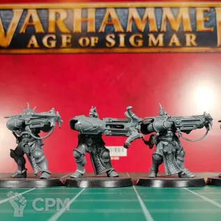 Описание картинки Stormcast Eternals Judicators with Boltstorm Crossbows (Vanguard-Raptors) от Каджит по цене 1 498руб | Свободный Рынок Миниатюр - СРМ