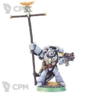 Описание картинки WOLF GUARD STANDARD BEARER от TPC по цене 380руб | Свободный Рынок Миниатюр - СРМ