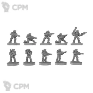 Описание картинки CADIAN SHOCK TROOPS EPIC 6MM (40) от TPC по цене 570руб | Свободный Рынок Миниатюр - СРМ