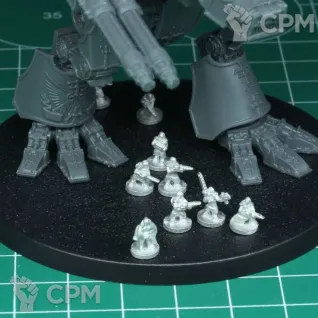 Описание картинки CHAOS SPACE MARINES TERMINATORS EPIC 6MM (40) от TPC по цене 630руб | Свободный Рынок Миниатюр - СРМ