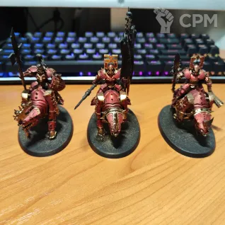 Описание картинки Blades of Khorne Mighty Skullcrushers от Сергиев Илья по цене 6 000руб | Свободный Рынок Миниатюр - СРМ