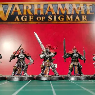 Описание картинки Stormcast Eternals Liberators x5 III от Каджит по цене 2 498руб | Свободный Рынок Миниатюр - СРМ
