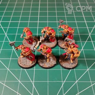Описание картинки Stormcast Eternals Liberators x6 II от Каджит по цене 1 498руб | Свободный Рынок Миниатюр - СРМ