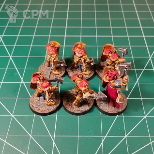 Описание картинки Stormcast Eternals Liberators x6 II от Каджит по цене 1 498руб | Свободный Рынок Миниатюр - СРМ
