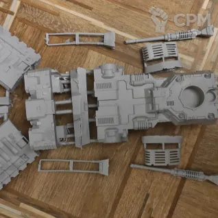 Описание картинки Астраеус Astraeus Supper heavy tank от Alpha Forge по цене 10 000руб | Свободный Рынок Миниатюр - СРМ