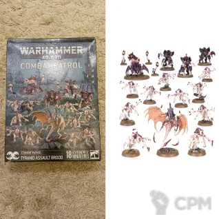 Описание картинки Combat Patrol: Tyranid Assault Brood (ориг) от Кооператив Миниатюр по цене 14 500руб | Свободный Рынок Миниатюр - СРМ