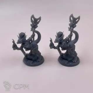 Описание картинки Fantasy Pin-up. Ящерка волшебница от Подземный человек по цене 340руб | Свободный Рынок Миниатюр - СРМ