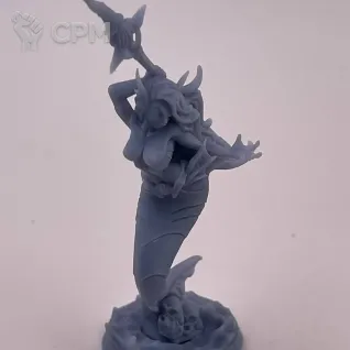Описание картинки Fantasy Pin-up. Русалка от Подземный человек по цене 250руб | Свободный Рынок Миниатюр - СРМ