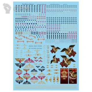 Описание картинки Blood Angels Legion Transfer Sheet Декали Оригинал GW от Vault Boy по цене 5 298руб | Свободный Рынок Миниатюр - СРМ