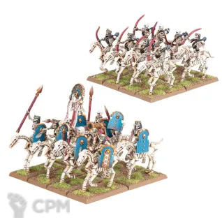 Описание картинки 16x Tomb Kings Skeleton Horsemen/Horse Archers, оригинал на литниках от Пилорама по цене 4 500руб | Свободный Рынок Миниатюр - СРМ