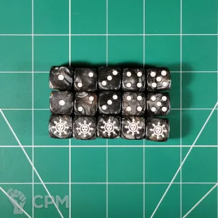 Описание картинки Custom Chaos Dice x15 II от Vault Boy по цене 1 798руб | Свободный Рынок Миниатюр - СРМ