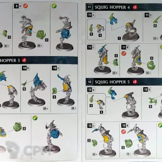 Описание картинки Night Goblin Squig Hopper Mob от Vault Boy по цене 5 498руб | Свободный Рынок Миниатюр - СРМ