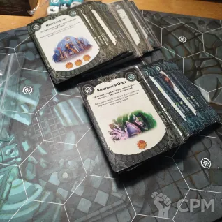 Описание картинки Поля, жетоны и кубы Underworlds Nightvault на русском языке от Zizitop по цене 1 500руб | Свободный Рынок Миниатюр - СРМ