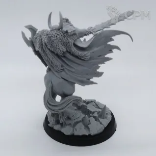 Описание картинки Archaon Everchosen Mounted от Saudad по цене 1 000руб | Свободный Рынок Миниатюр - СРМ