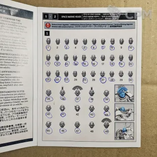 Описание картинки SPACE MARINE HEADS UPGRADE от Trazyn's Collection по цене 2 000руб | Свободный Рынок Миниатюр - СРМ