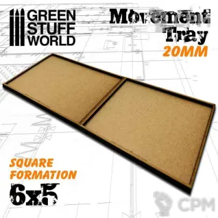 Описание картинки Movement Trays GSW MDF 20mm 6x5 2шт. от Vault Boy по цене 498руб | Свободный Рынок Миниатюр - СРМ