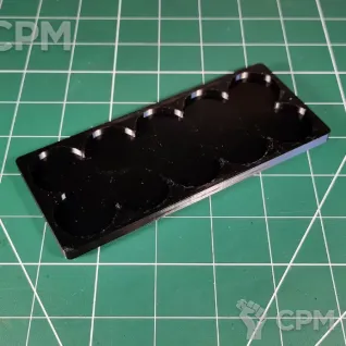 Описание картинки Movement Tray Rectangular 3D 28 mm (28.5 mm) Round 5x2 от Vault Boy по цене 498руб | Свободный Рынок Миниатюр - СРМ