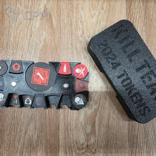 Описание картинки Kill Team Token Box от Пластиковая Сова по цене 850руб | Свободный Рынок Миниатюр - СРМ