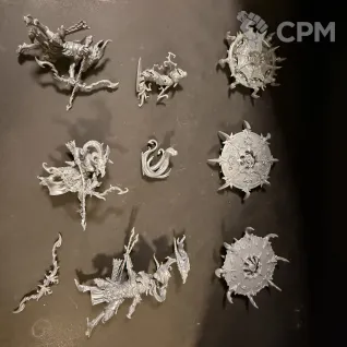 Описание картинки TZAANGOR ENLIGHTENED WITH FATECASTER GREATBOWS от PKohman по цене 3 000руб | Свободный Рынок Миниатюр - СРМ