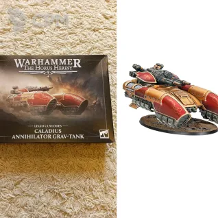Описание картинки Caladius Annihilator Grav-tank (ориг) от Кооператив Миниатюр по цене 9 000руб | Свободный Рынок Миниатюр - СРМ