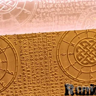 Описание картинки Green Stuff World Rolling Pin Runic (Скалка) от Каджит по цене 2 498руб | Свободный Рынок Миниатюр - СРМ