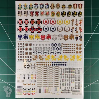 Описание картинки Empire Of Man Transfer Sheet (Декали) Replica от Vault Boy по цене 1 798руб | Свободный Рынок Миниатюр - СРМ