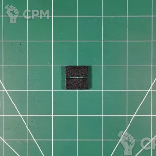 Описание картинки Square Base 25x25 mm Slot 2 Подставка квадратная пластик от Vault Boy по цене 29руб | Свободный Рынок Миниатюр - СРМ