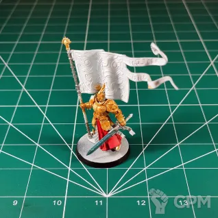 Описание картинки Stormcast Eternals Knight-Vexillor with Banner of Apotheosis от Каджит по цене 998руб | Свободный Рынок Миниатюр - СРМ