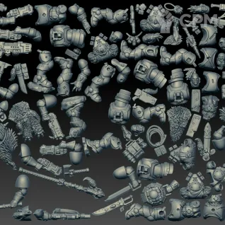 Описание картинки Wolf Scouts Kill Team (Scan) от AxeL's Forge по цене 1 200руб | Свободный Рынок Миниатюр - СРМ
