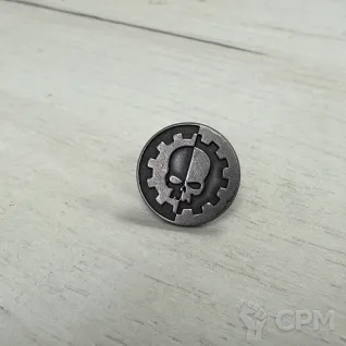 Описание картинки Adepts Mechanicus ensign металл от Slobarev  по цене 850руб | Свободный Рынок Миниатюр - СРМ