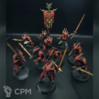 Описание картинки Daemons of Khorne Bloodletters от GOSThammer по цене 3 000руб | Свободный Рынок Миниатюр - СРМ
