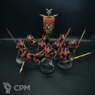 Описание картинки Daemons of Khorne Bloodletters от GOSThammer по цене 3 000руб | Свободный Рынок Миниатюр - СРМ