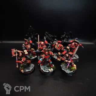 Описание картинки World Eaters: Khorne Berzerkers от GOSThammer по цене 5 000руб | Свободный Рынок Миниатюр - СРМ