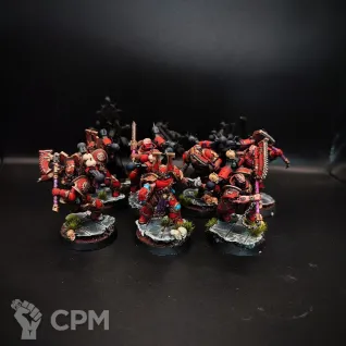 Описание картинки World Eaters: Khorne Berzerkers от GOSThammer по цене 5 000руб | Свободный Рынок Миниатюр - СРМ