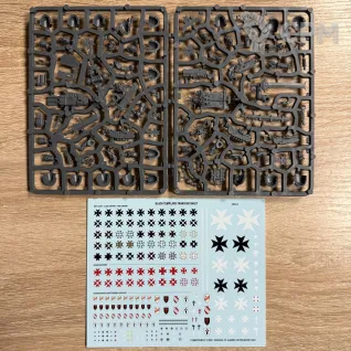 Описание картинки black templars upgrade + декаль от Slobarev  по цене 2 900руб | Свободный Рынок Миниатюр - СРМ