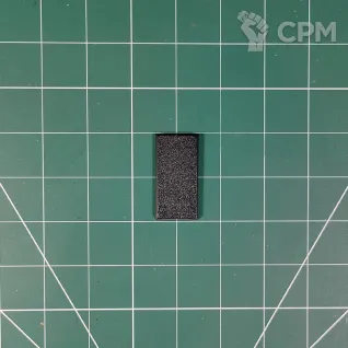 Описание картинки Rectangular Base 25x50 mm Подставка прямоугольная пластик (50x25) от Vault Boy по цене 48руб | Свободный Рынок Миниатюр - СРМ