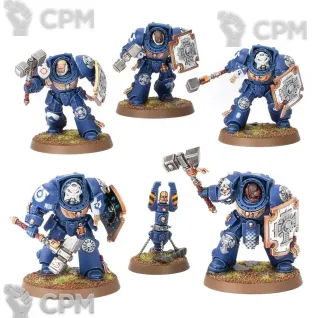 Описание картинки Terminator Assault Squad (оригинал) от GLOM по цене 5 000руб | Свободный Рынок Миниатюр - СРМ