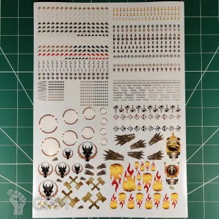 Описание картинки Salamanders Transfer Sheet (Декали) Replica от Vault Boy по цене 1 798руб | Свободный Рынок Миниатюр - СРМ